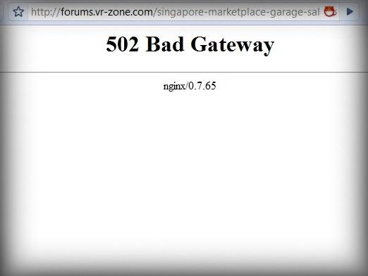 Що значить 502 Bad Gateway?